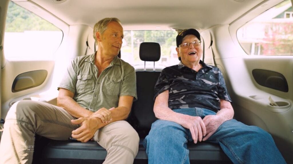 Veteran Charlie Bird and Mike Rowe